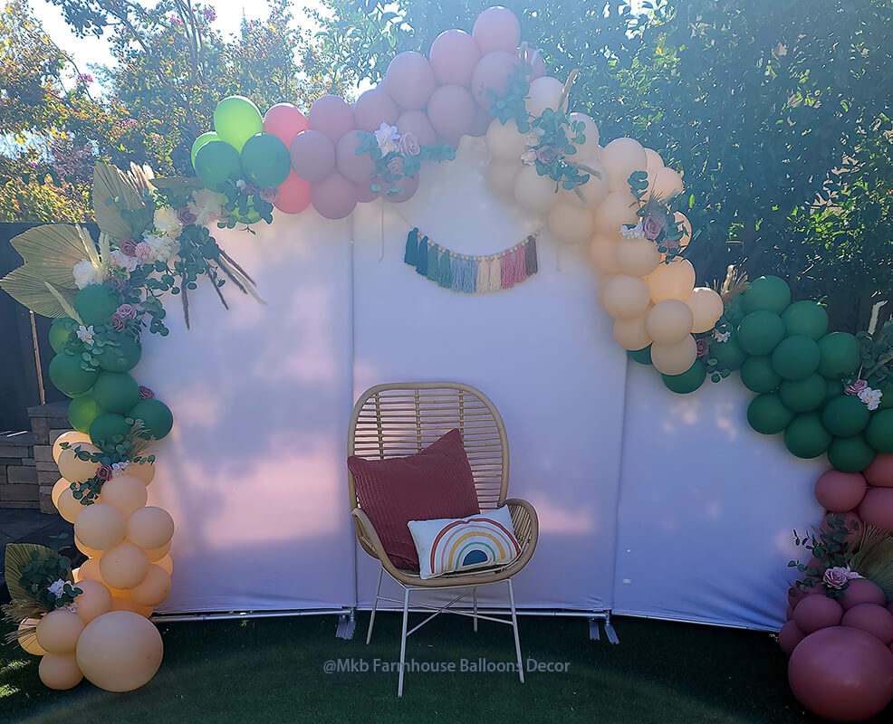 Chiara Arched Backdrop Wall Set, Birthday&Baby Shower&Wedding Party Decoration-ubackdrop