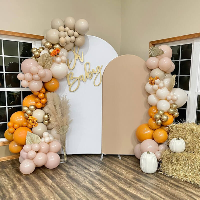 3x6ft Chiara Arched Backdrop Frame Custom Arched Wall Backdrop Cover for Party Decoration-ubackdrop