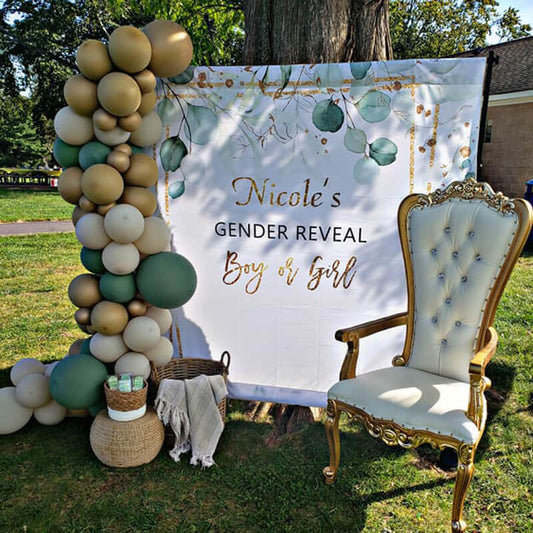 Baby Shower Backdrop Gender Reveal Decorations-ubackdrop