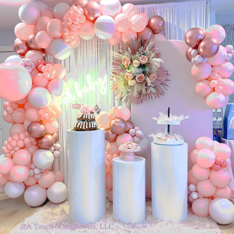 3x6ft Chiara Arched Backdrop Frame Custom Arched Wall Backdrop Cover for Party Decoration-ubackdrop