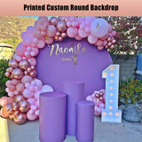 Solid Purple Backdrop Cover