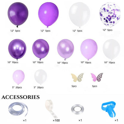 Butterfly Theme Birthday Balloon Garland Arch Kit – ubackdrop