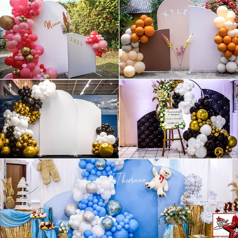 Chiara Arched Backdrop Wall Set, Birthday&Baby Shower&Wedding Party Decoration-ubackdrop