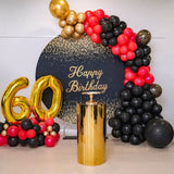 Happy Birthday Round Backdrop