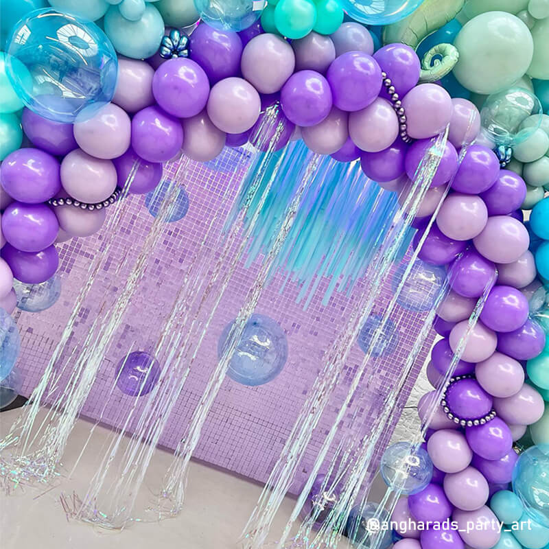 Lilac Shimmer Wall Panels – Easy Setup Birthday/Event/Theme Party Decorations-ubackdrop