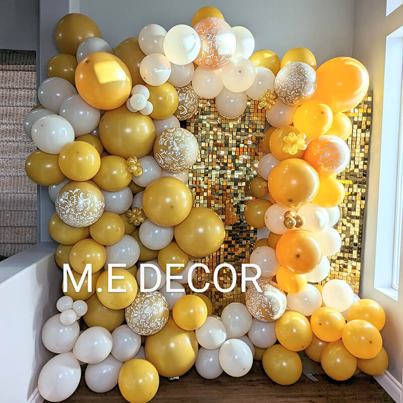 Light Gold Shimmer Wall Panels – Easy Setup Wedding/Event/Theme Party Decorations-ubackdrop