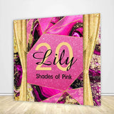 Shades of Pink Birthday Backdrop