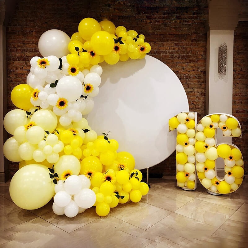 Custom White Round Fabric Backdrop Pure Color – ubackdrop