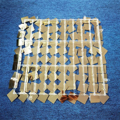 Light Gold Shimmer Wall Panels – Easy Setup Wedding/Event/Theme Party Decorations-ubackdrop