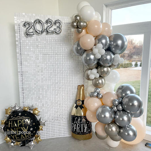 White Shimmer Wall Panels – Easy Setup Wedding/Event/Theme Party Decorations-ubackdrop