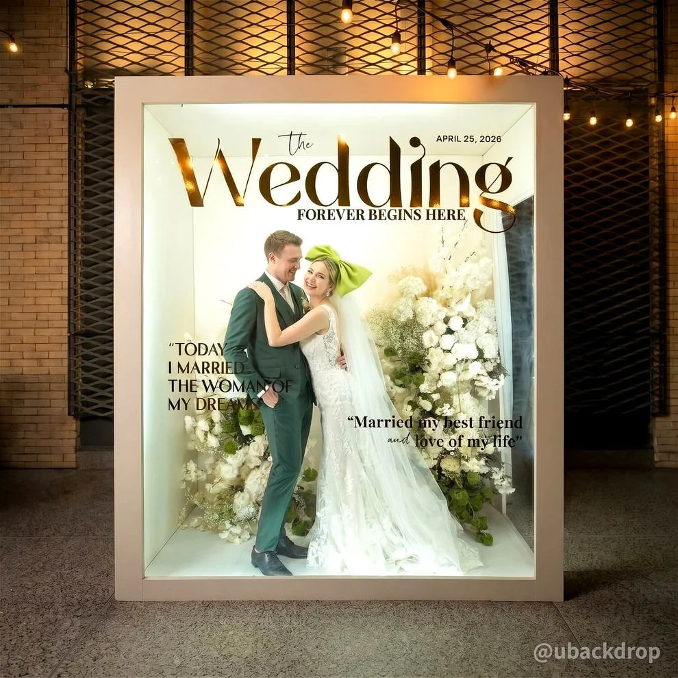 Wedding magazine booth inspiration 1
